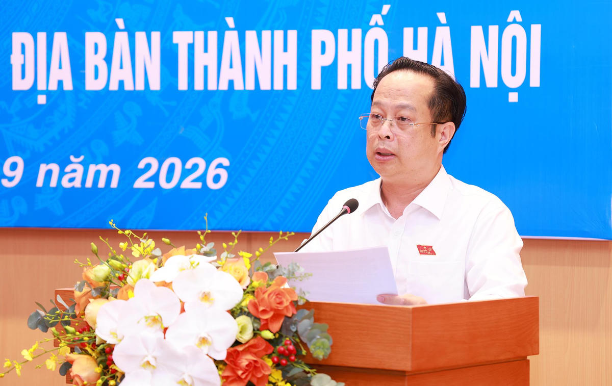 Ông Trần Thế Cương phát biểu tại phiên giải trình (Ảnh: Bảo Chi)