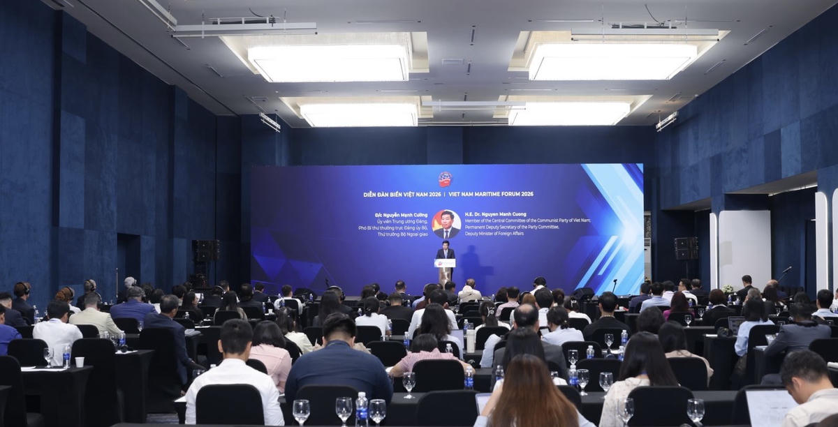 Phiên bế mạc Diễn đàn Biển Việt Nam 2026. Ảnh: BNG