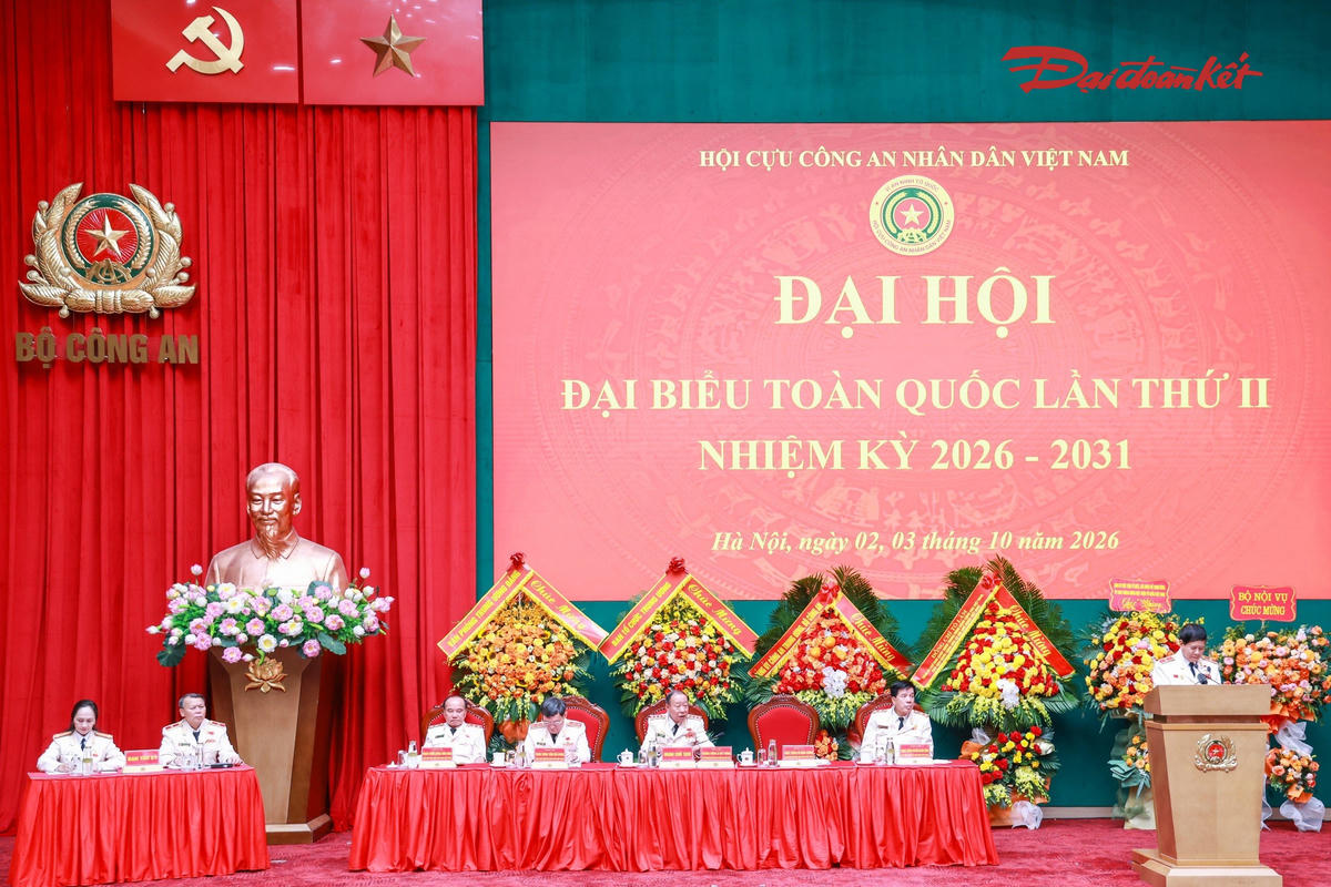 Đoàn Chủ tịch điều hành Đại hội. Ảnh: Quang Vinh.