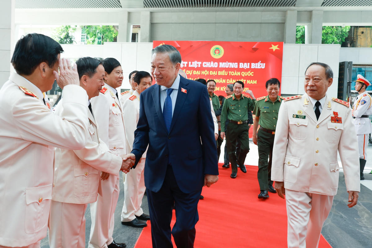 Tổng Bí thư, Chủ tịch nước Tô Lâm dự Đại hội đại biểu toàn quốc Hội Cựu Công an nhân dân Việt Nam lần thứ II, nhiệm kỳ 2026 - 2031.
