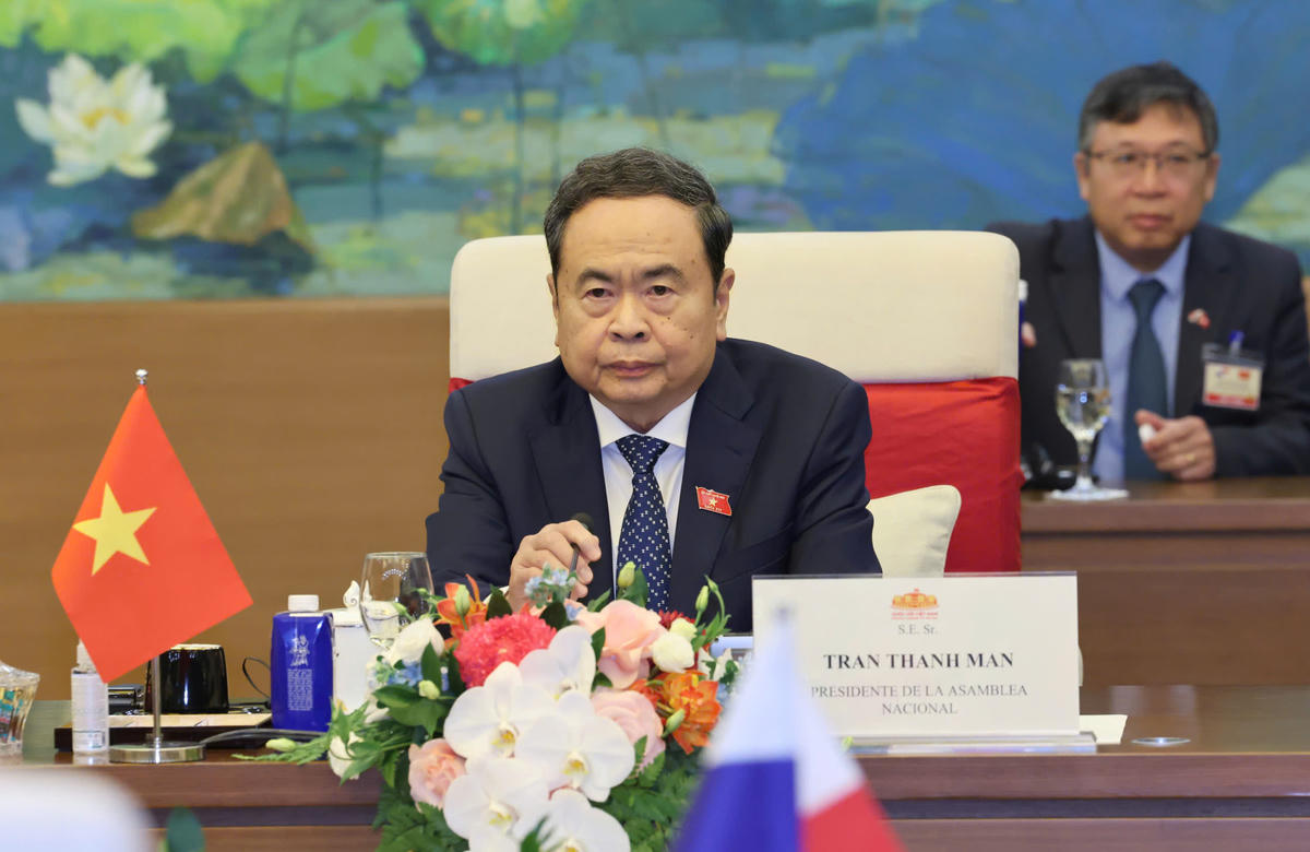 Chủ tịch Quốc hội Trần Thanh Mẫn phát biểu - Ảnh: Nhật Bắc
