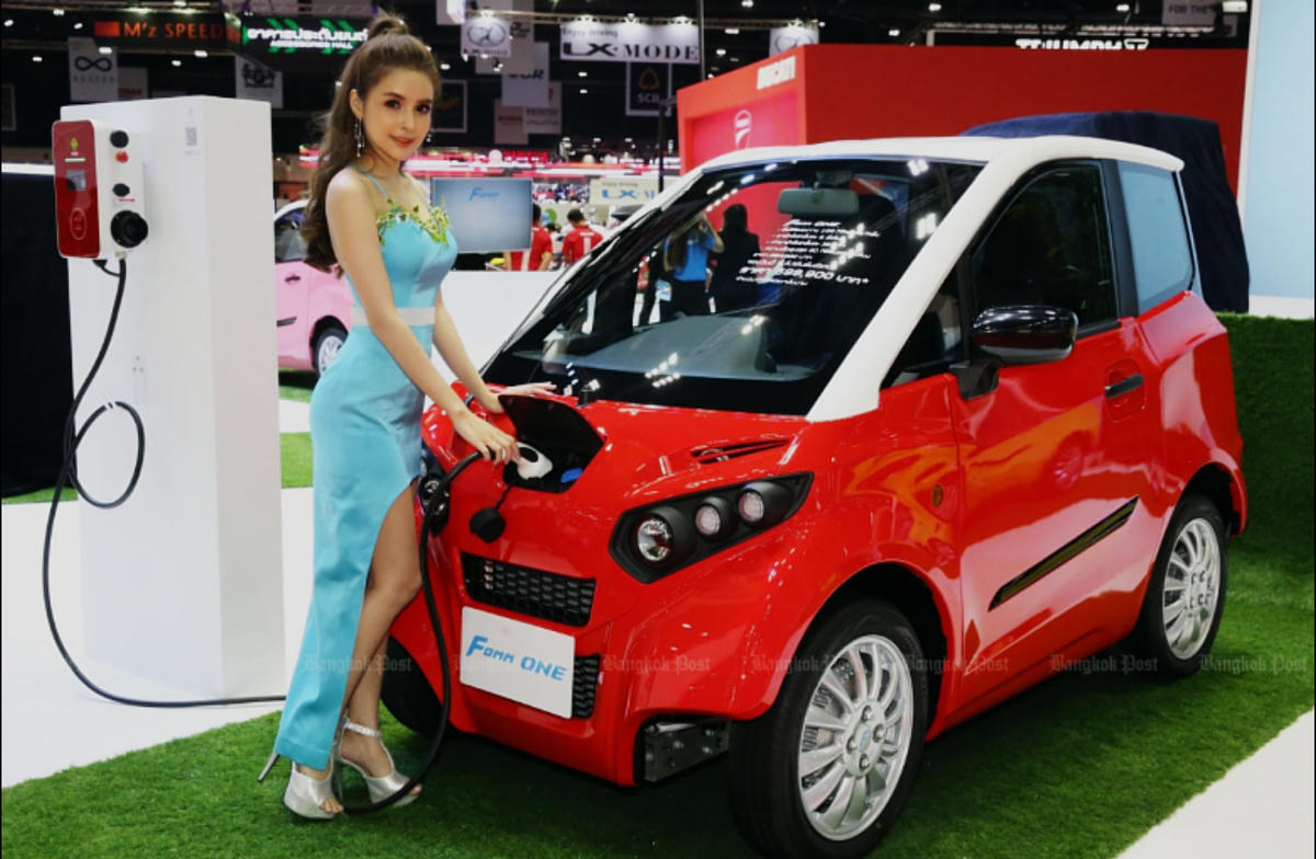 Tỷ lệ xEV trong tổng doanh số ô tô tại Thái Lan đạt 53% trong sáu tháng đầu năm, tăng mạnh so với 32% cùng kỳ 2024. Ảnh: Bangkok Post