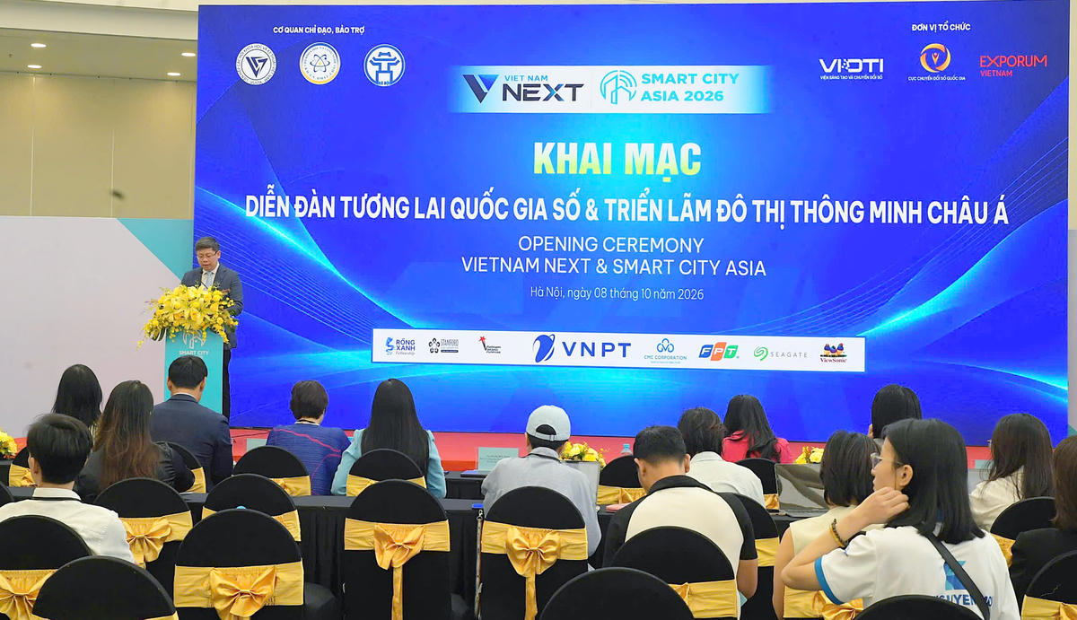 Toàn cảnh diễn đàn “Công nghệ số và AI trong kiến tạo nền kinh tế sáng tạo - Từ tài nguyên văn hóa đến năng lực cạnh tranh quốc gia”.