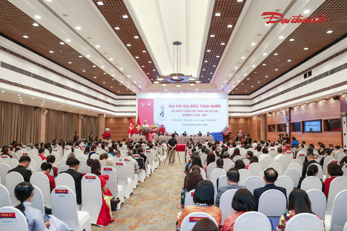 Quang cảnh Đại hội Đại biểu toàn quốc Hội Nghệ sĩ Múa Việt Nam lần thứ VIII, nhiệm kỳ 2026-2031. Ảnh: Quang Vinh.