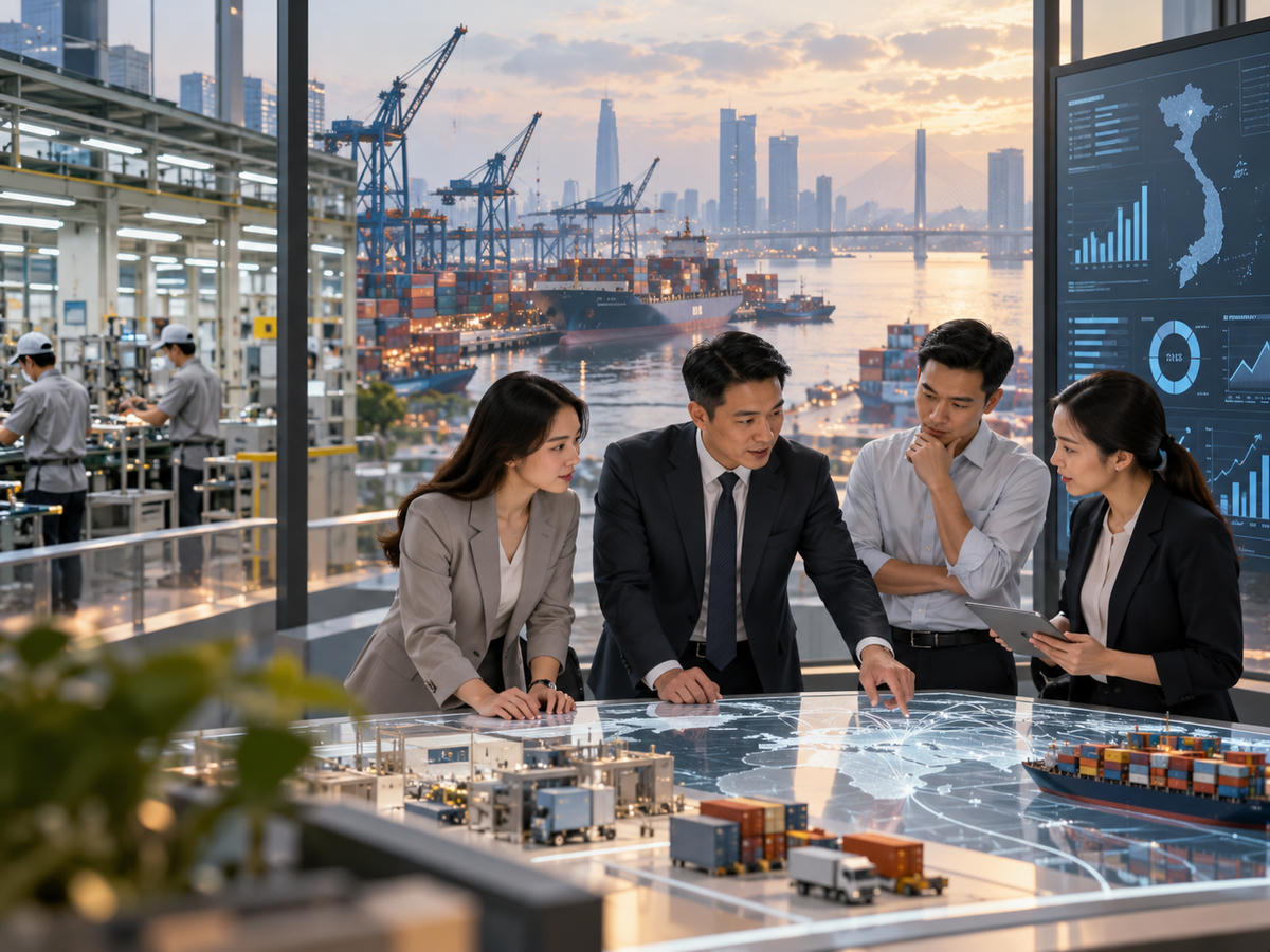 Khi những lợi thế truyền thống dần thu hẹp, năng lực cạnh tranh của doanh nghiệp Việt đang được đặt trong một mặt bằng yêu cầu mới.&nbsp; Ảnh: Stock.