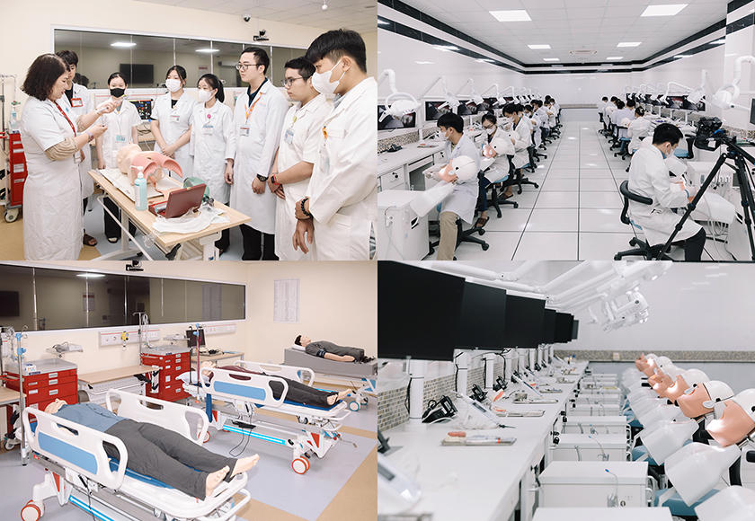 Đào tạo Y khoa tại ĐH Duy Tân. Ảnh: website nhà trường.