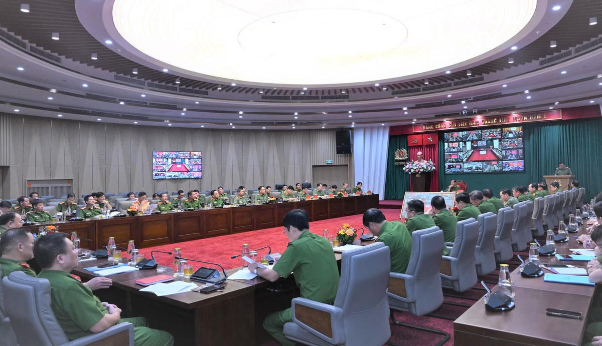 Toàn cảnh Hội nghị sơ kết công tác Cảnh sát điều tra Quý III năm 2026. Ảnh BCA.