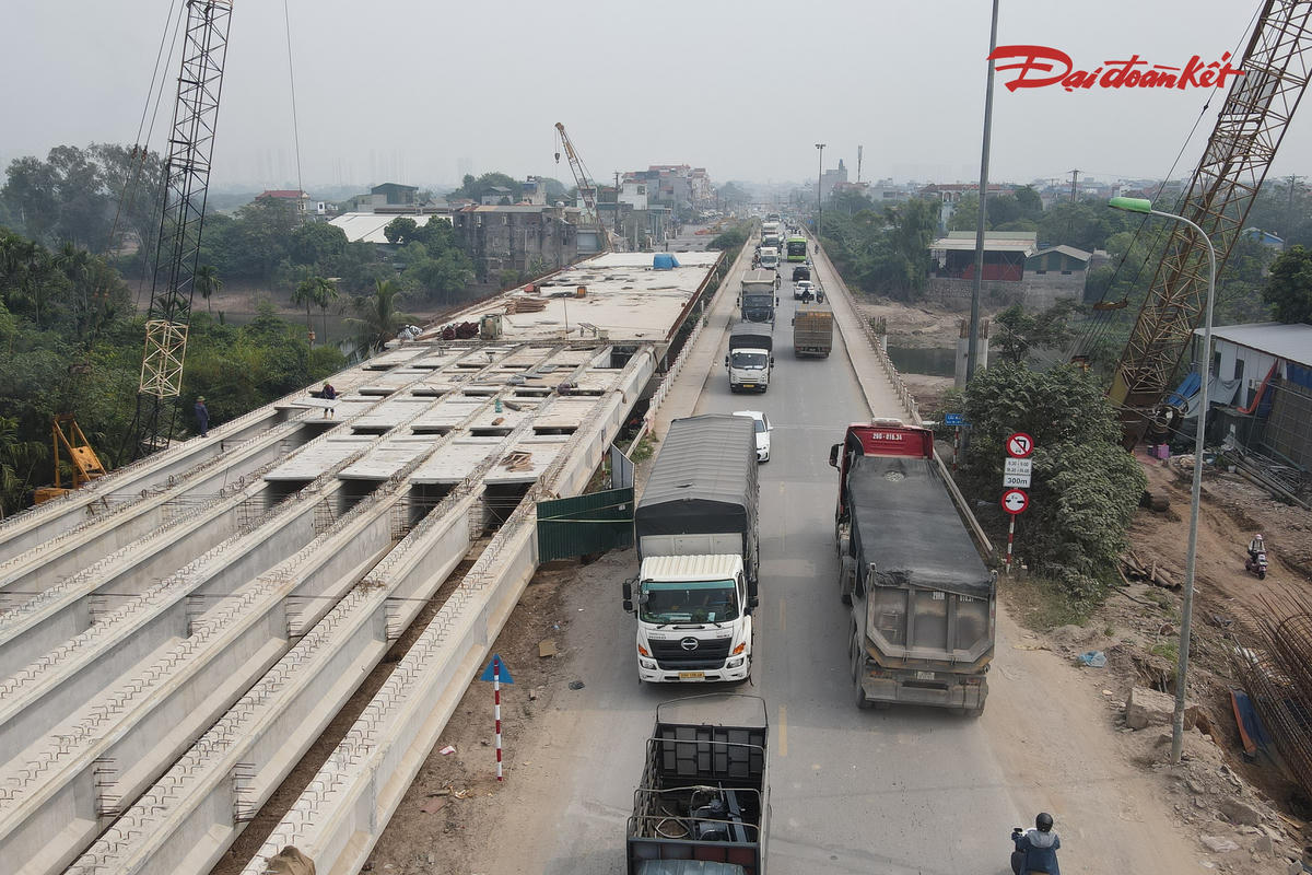 Cầu Mai Lĩnh tăng tốc thi công, dự kiến thông xe vào tháng 12