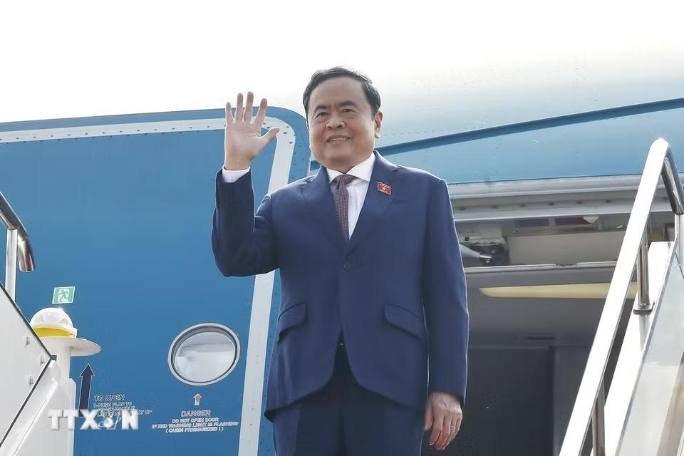 Chủ tịch Quốc hội Trần Thanh Mẫn kết thúc tốt đẹp chuyến thăm chính thức Trung Quốc. (Ảnh: Doãn Tấn/TTXVN)