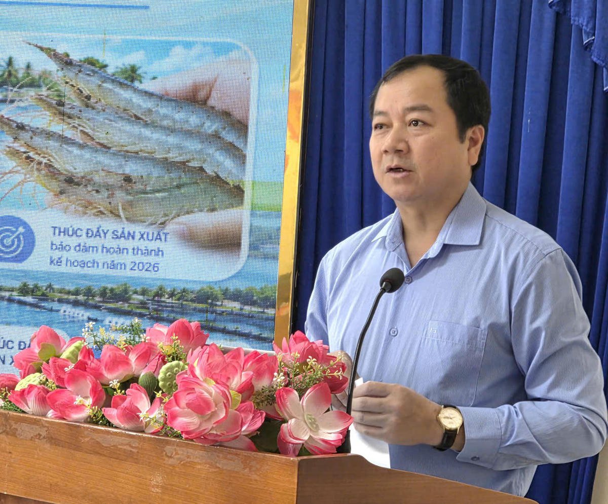 Cục trưởng Cục Thủy sản và Kiểm ngư Trần Đình Luân phát biểu tại Hội thảo. Ảnh: Nguyên Du