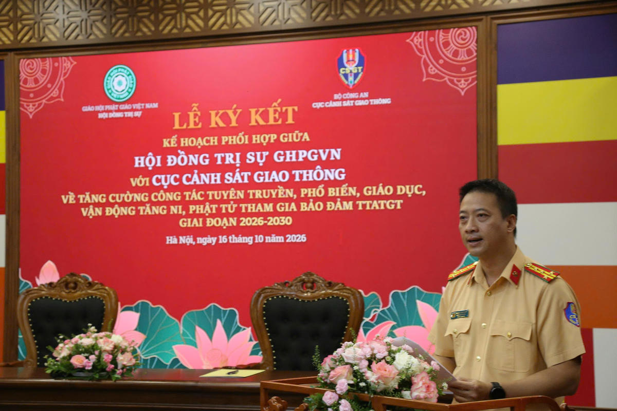 Đại tá Phạm Quang Huy, Phó Cục trưởng Cục Cảnh sát giao thông (Bộ Công an). Ảnh: PV
