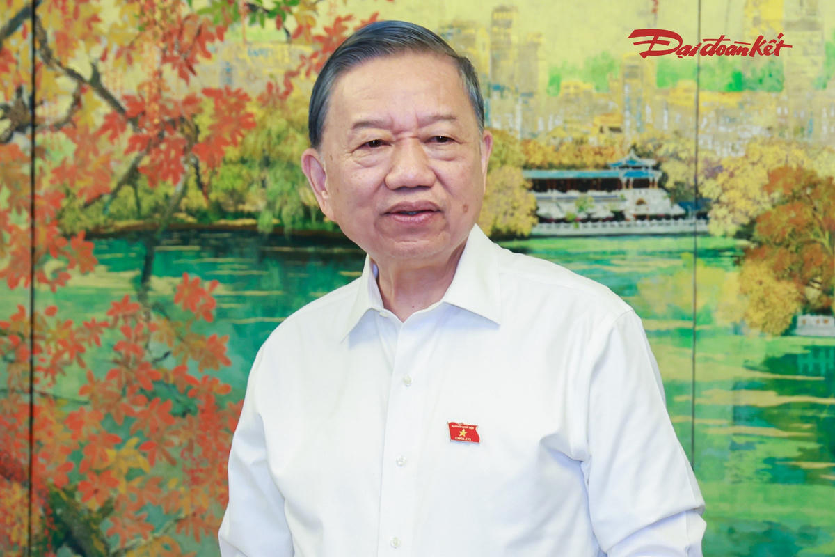 Tổng Bí thư, Chủ tịch nước Tô Lâm phát biểu tại Tổ 1 (Ảnh: Quang Vinh)