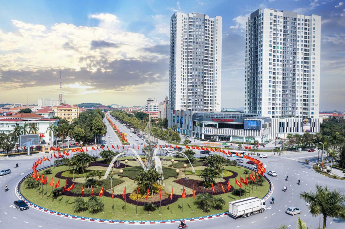 Một góc TP Bắc Ninh. Ảnh: M.Thành.