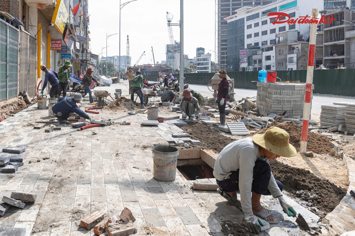 Vành đai 1 Hoàng Cầu - Voi Phục dần hoàn thiện, hai cầu vượt chạy đua về đích cuối năm