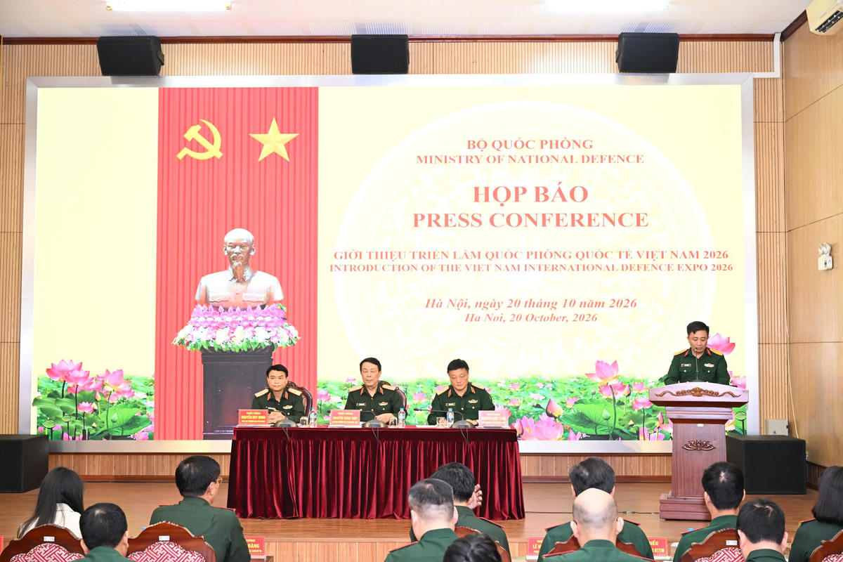 Quang cảnh họp báo. Ảnh: Nguyễn Hải