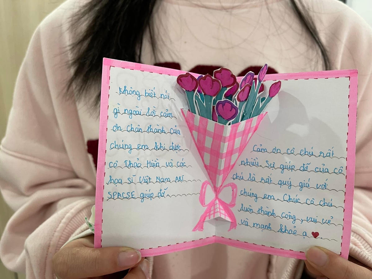 Thư cảm ơn của các bạn học sinh có hoàn cảnh khó khăn được hỗ trợ học bổng từ VAS.