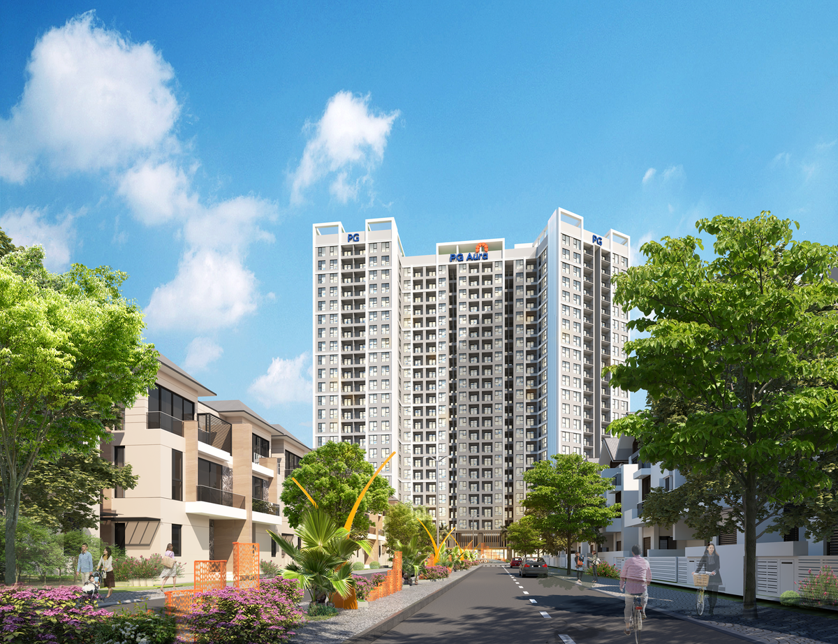 Phối cảnh dự án khu nhà ở PG An Đồng, phường An Hải, Hải Phòng.