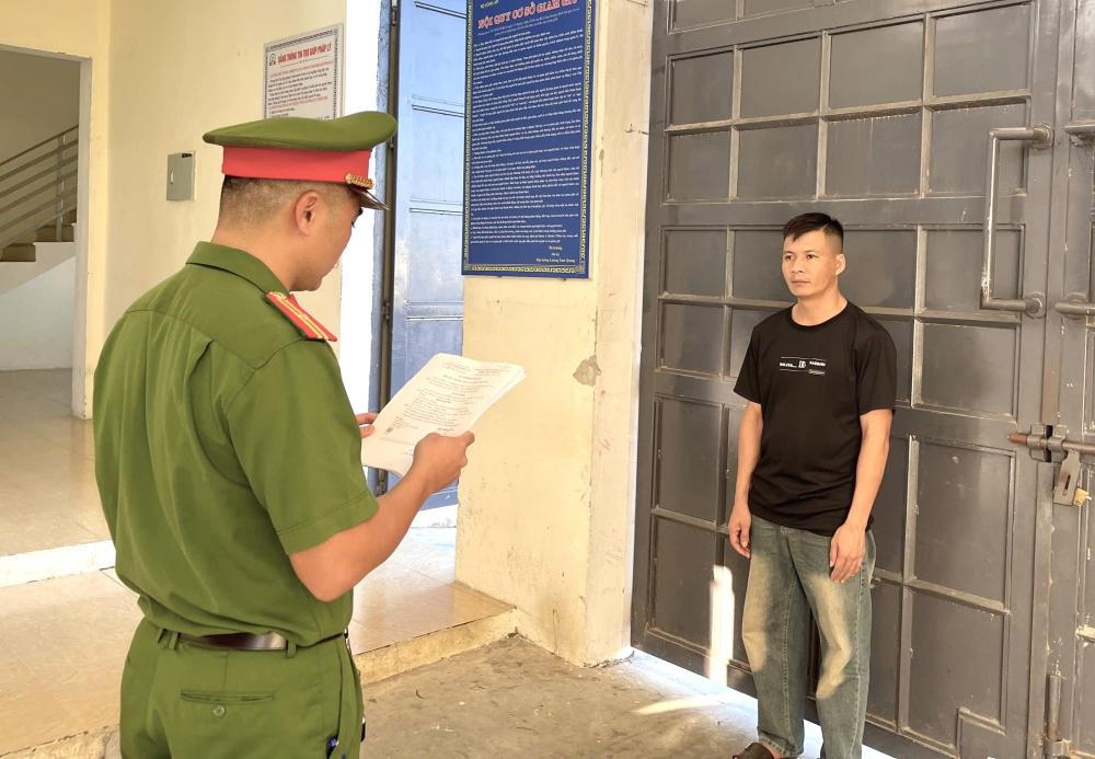 Cơ quan Cảnh sát điều tra Công an tỉnh đã ra quyết định khởi tố vụ án hình sự, tạm giữ Phạm Trọng Đạo. Ảnh: CAHT