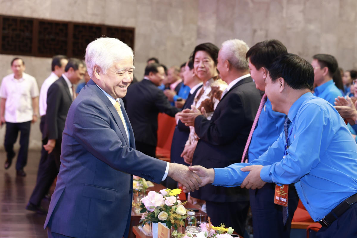 Ông Đỗ Văn Chiến, Ủy viên Bộ Chính trị, Phó Chủ tịch Thường trực Quốc hội tham dự chương trình. Ảnh: Hải Nguyễn