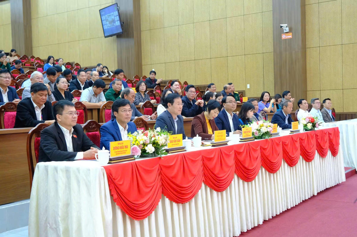 Quang cảnh lễ phát động Tháng cao điểm Vì người nghèo tỉnh Phú Thọ. 