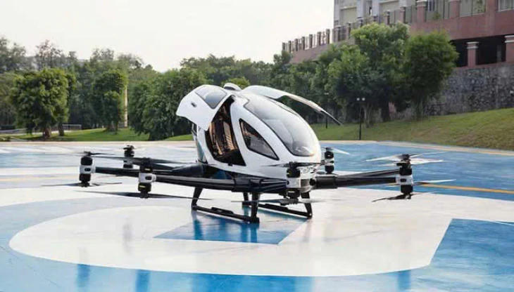 Mẫu taxi bay EH-216S - Ảnh: Sở Khoa học và Công nghệ Hà Nội
.
