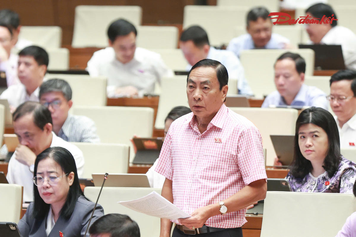 Ông Phạm Văn Hoà phát biểu (Ảnh: Quang Vinh)