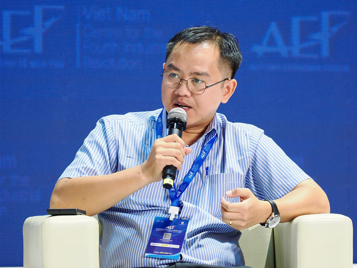 PGS.TS Lê Quốc Cường, Thành viên Tiểu ban Khoa học Công nghệ, Đổi mới sáng tạo và Chuyển đổi số, Ban Nghiên cứu Phát triển TPHCM. Ảnh: N.T