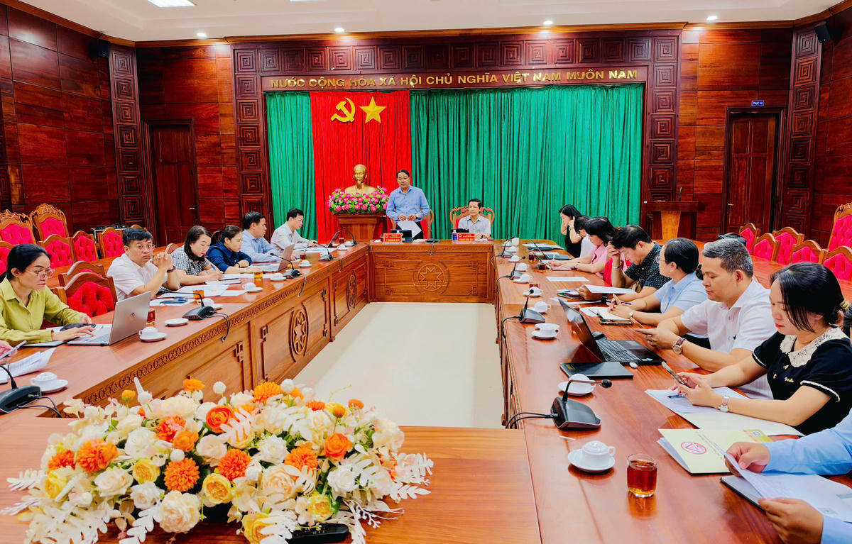 Toàn cảnh cuộc họp. Ảnh: Thanh Nga.