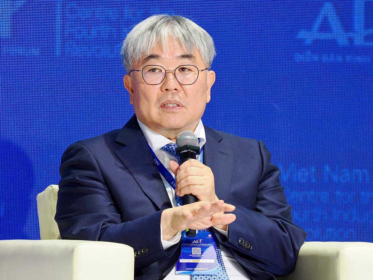 TS. Stephen Oh - Giám đốc Công nghệ Công ty Điện toán lượng tử Hàn Quốc (Korea Quantum Computing). Ảnh: N.T