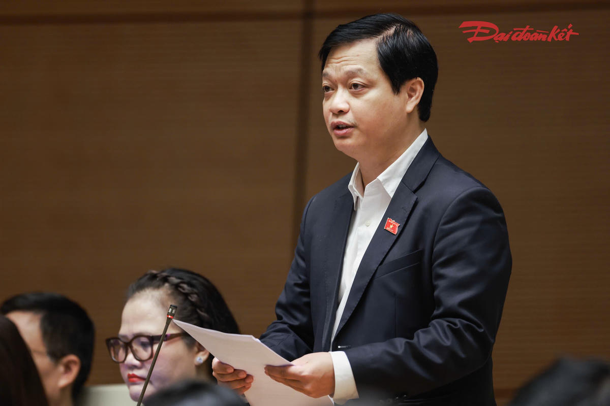 Ông Nguyễn Hải Nam phát biểu (Ảnh: Quang Vinh)