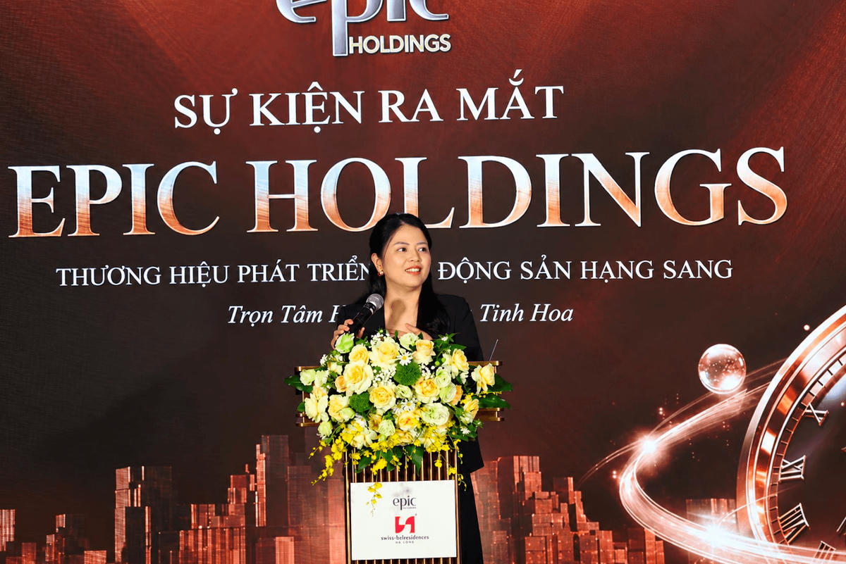 Bà Lương Hồng Anh, Chủ tịch HĐQT Epic Holdings. Ảnh: H.H.