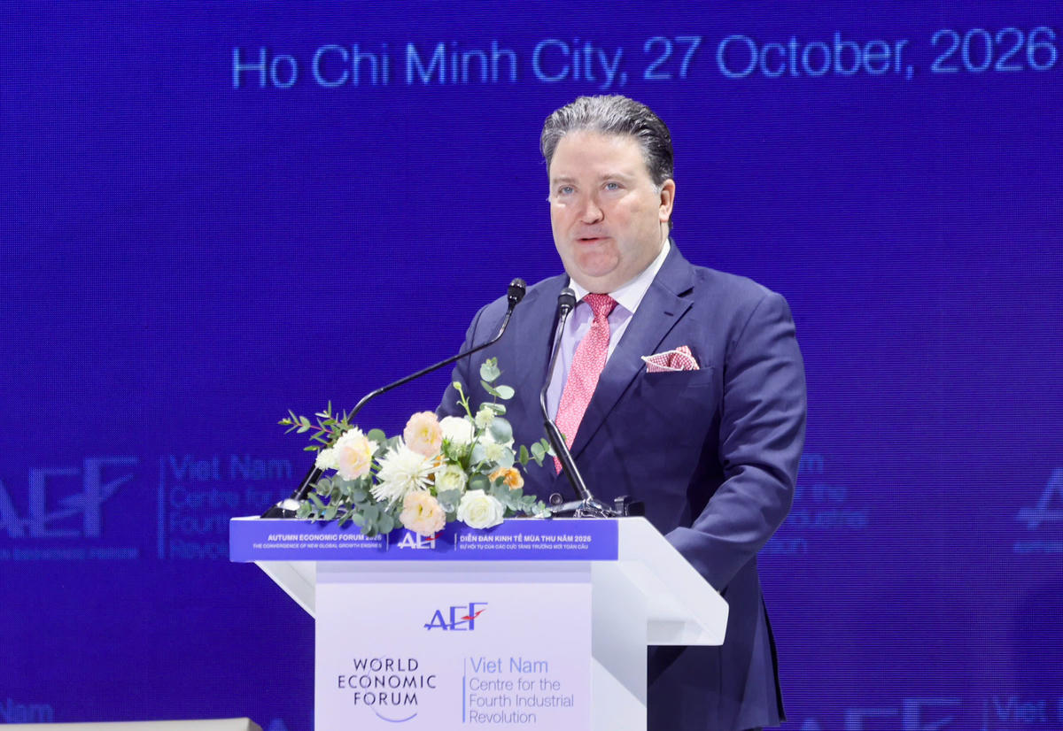 Ông Marc Knapper - nguyên Đại sứ Hoa Kỳ tại Việt Nam, Chủ tịch Knapper Global Advisors, Cố vấn Trung tâm Tài chính Quốc tế Việt Nam tại TPHCM. Ảnh: N.T