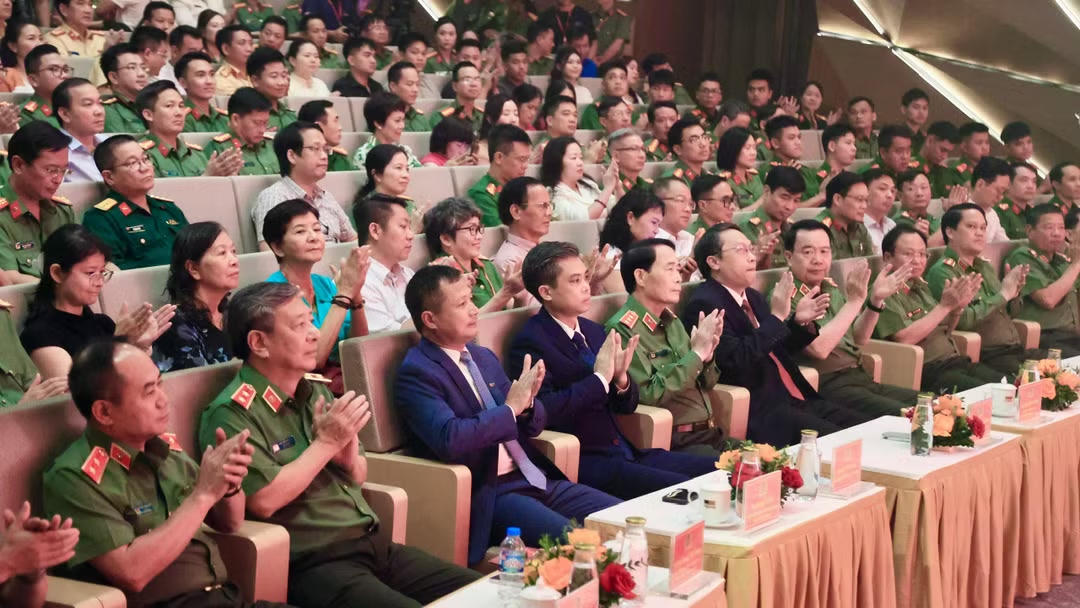 Các đại biểu tham dự lễ bế mạc và trao giải Liên hoan Truyền hình, Phát thanh, Điện ảnh Công an nhân dân lần thứ XV năm 2026. Ảnh CAND.