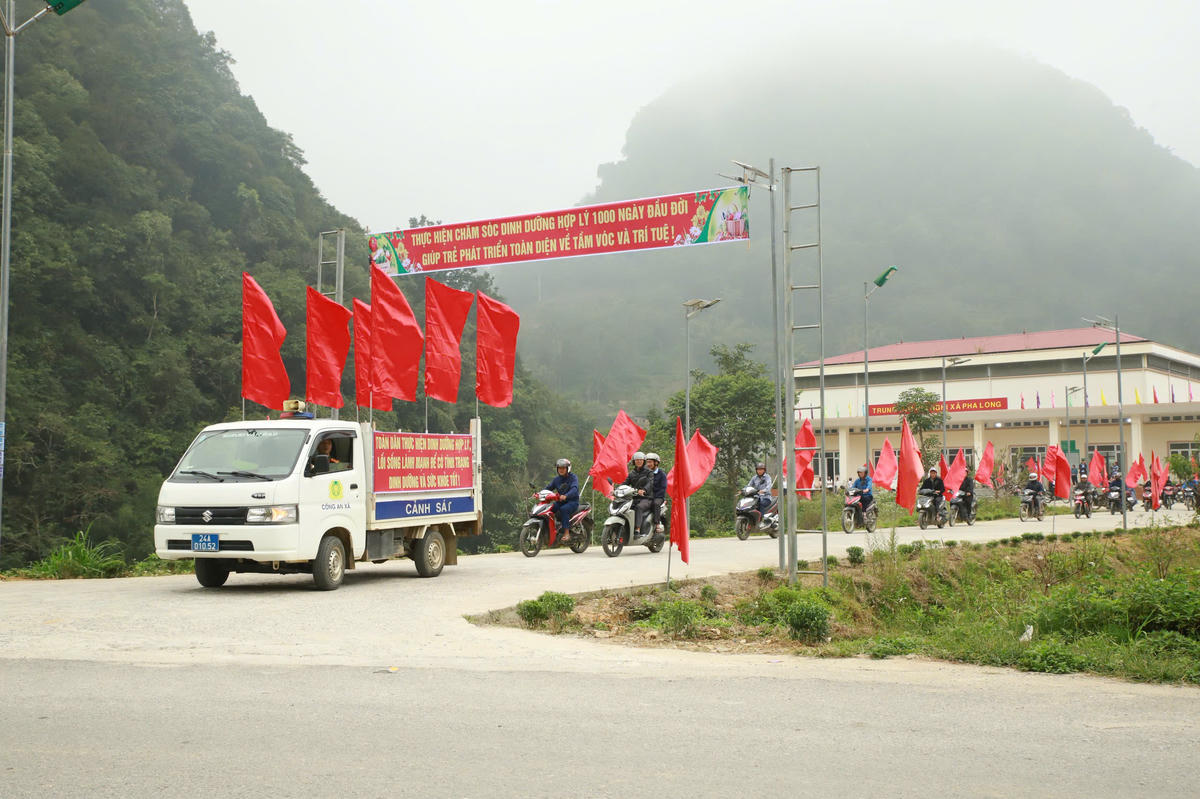 Diễu hành hưởng ứng Lễ phát động Tuần lễ Dinh dưỡng và Phát triển năm 2026