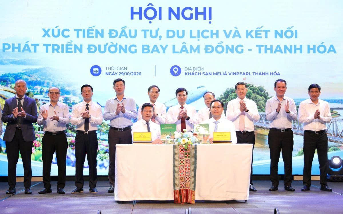 Trung tâm Xúc tiến Đầu tư, Thương mại và Du lịch tỉnh Lâm Đồng ký kết biên bản ghi nhớ với các hiệp hội, doanh nghiệp, nhà đầu tư trong và ngoài tỉnh Thanh Hoá.