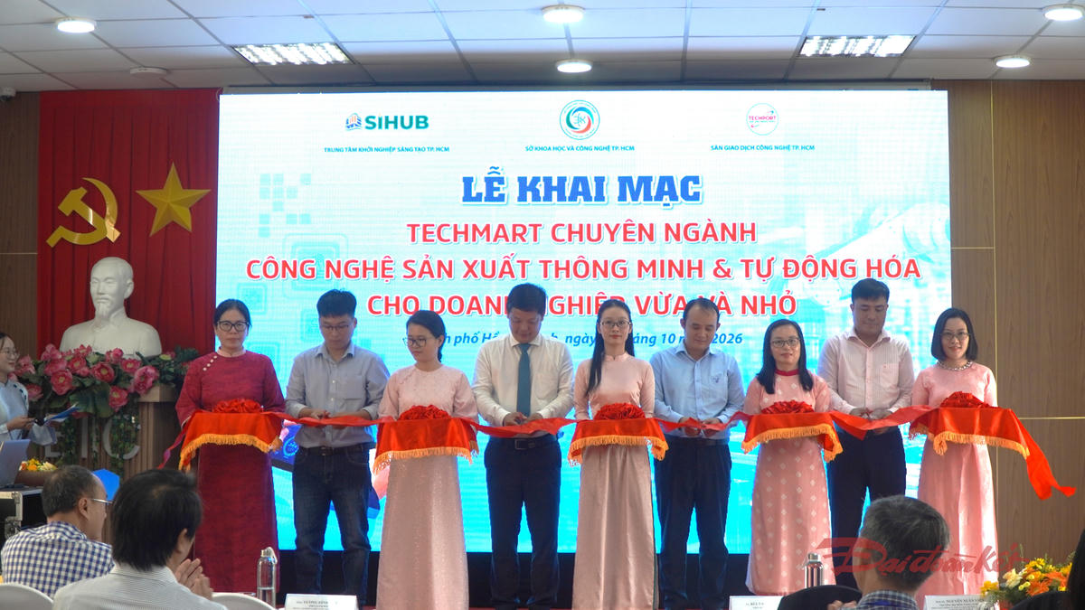 Lễ khai mạc Techmart 2026. Ảnh: TL