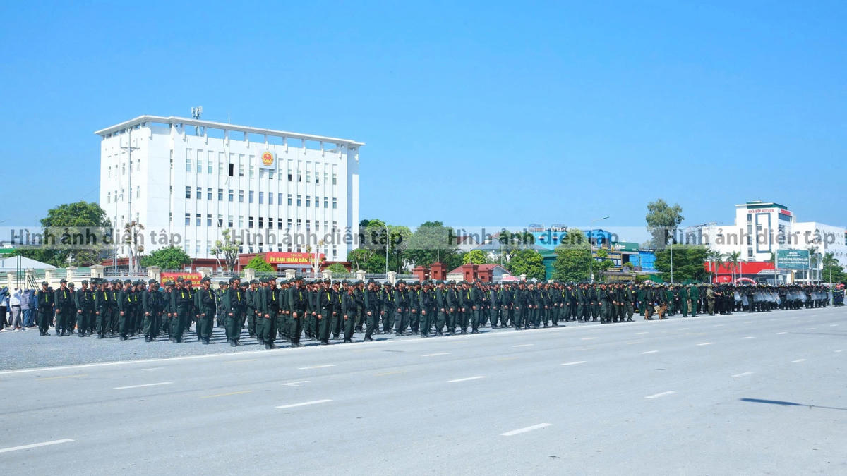 Bộ Tư lệnh Cảnh sát cơ động tham gia diễn tập khu vực phòng thủ năm 2026 tại Nghệ An