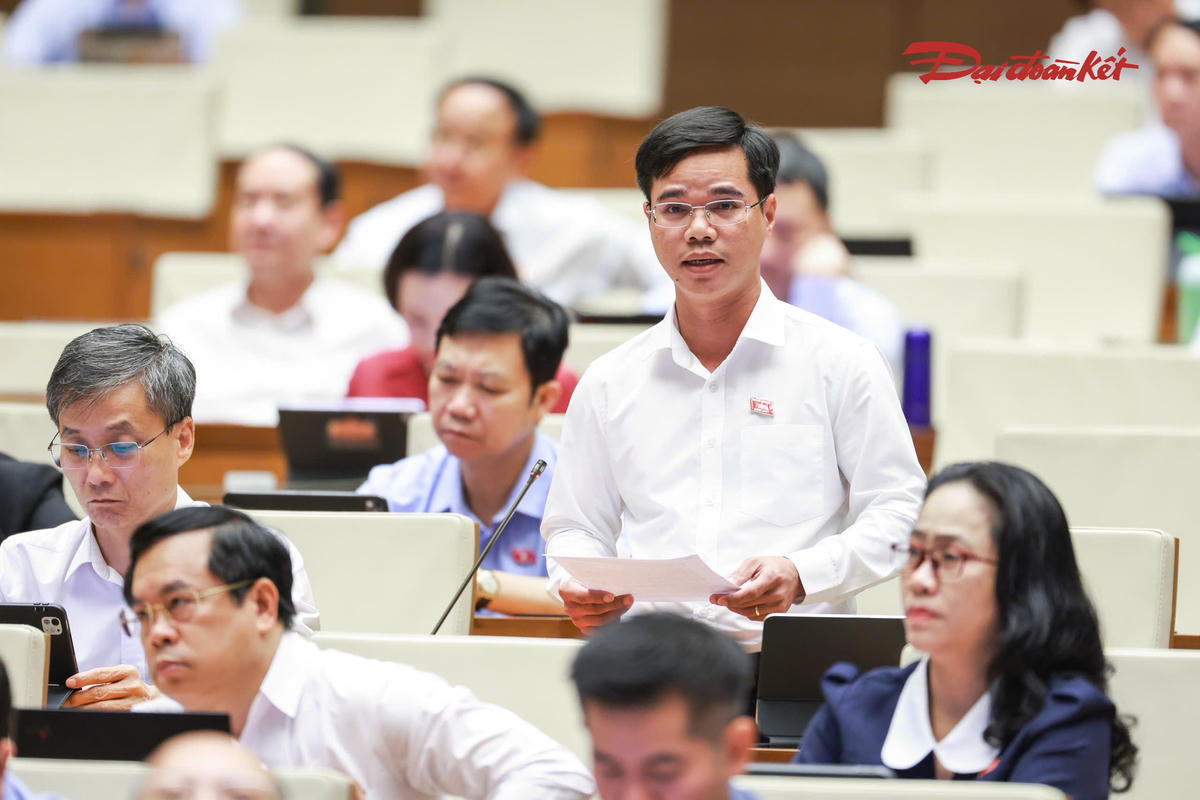 Ông Nguyễn Xuân Nghiêm phát biểu (Ảnh: Quang Vinh)
