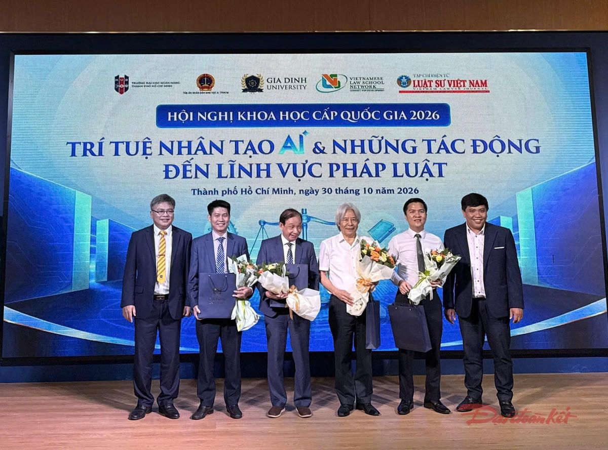 Các diễn giả tham gia hội nghị khoa học cấp quốc gia 2026. Ảnh: T.Luân