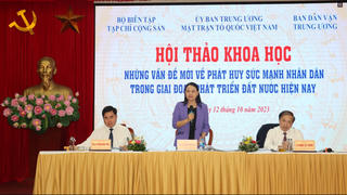 Sức mạnh nội sinh từ nhân dân