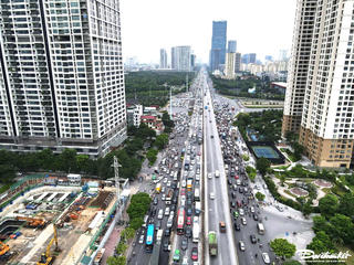 Hoàn thành sửa chữa khe co giãn, mặt đường Vành đai 3 trên cao