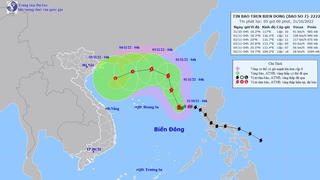 Bão số 7 giật cấp 12 có xu hướng mạnh lên