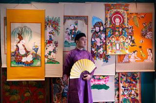 Họa sĩ trẻ 'cách mạng hóa' dòng tranh dân gian