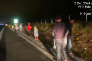 Phạt xe khách dừng làn khẩn cấp cao tốc Vĩnh Hảo - Phan Thiết để khách đi vệ sinh