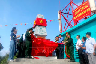 Bình Thuận: Khánh thành công trình nâng cấp, tôn tạo Điểm cơ sở A6 - Hòn Hải