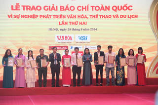 Báo Đại Đoàn Kết đạt Giải Báo chí toàn quốc “Vì sự nghiệp phát triển Văn hoá, Thể thao và Du lịch” lần thứ hai