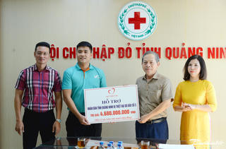 Quảng Ninh tiếp nhận hơn 4,6 tỷ đồng từ Quỹ Thiện Tâm