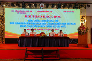 Khẳng định vai trò lịch sử của Chính phủ Cách mạng lâm thời Cộng hòa miền Nam Việt Nam