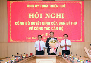 Thừa Thiên - Huế có tân Phó Bí thư Tỉnh uỷ