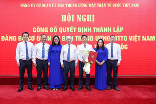 Thành lập Đảng bộ Báo Đại đoàn kết theo mô hình mới của MTTQ Việt Nam